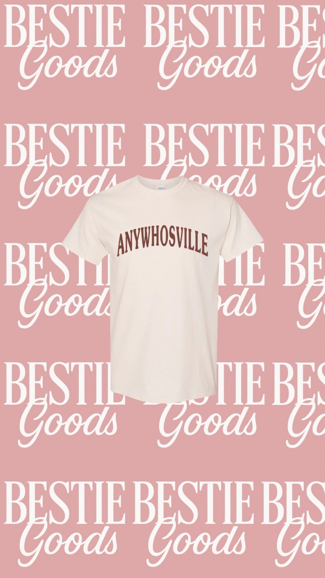 Anywhosville Embroidered Tee
