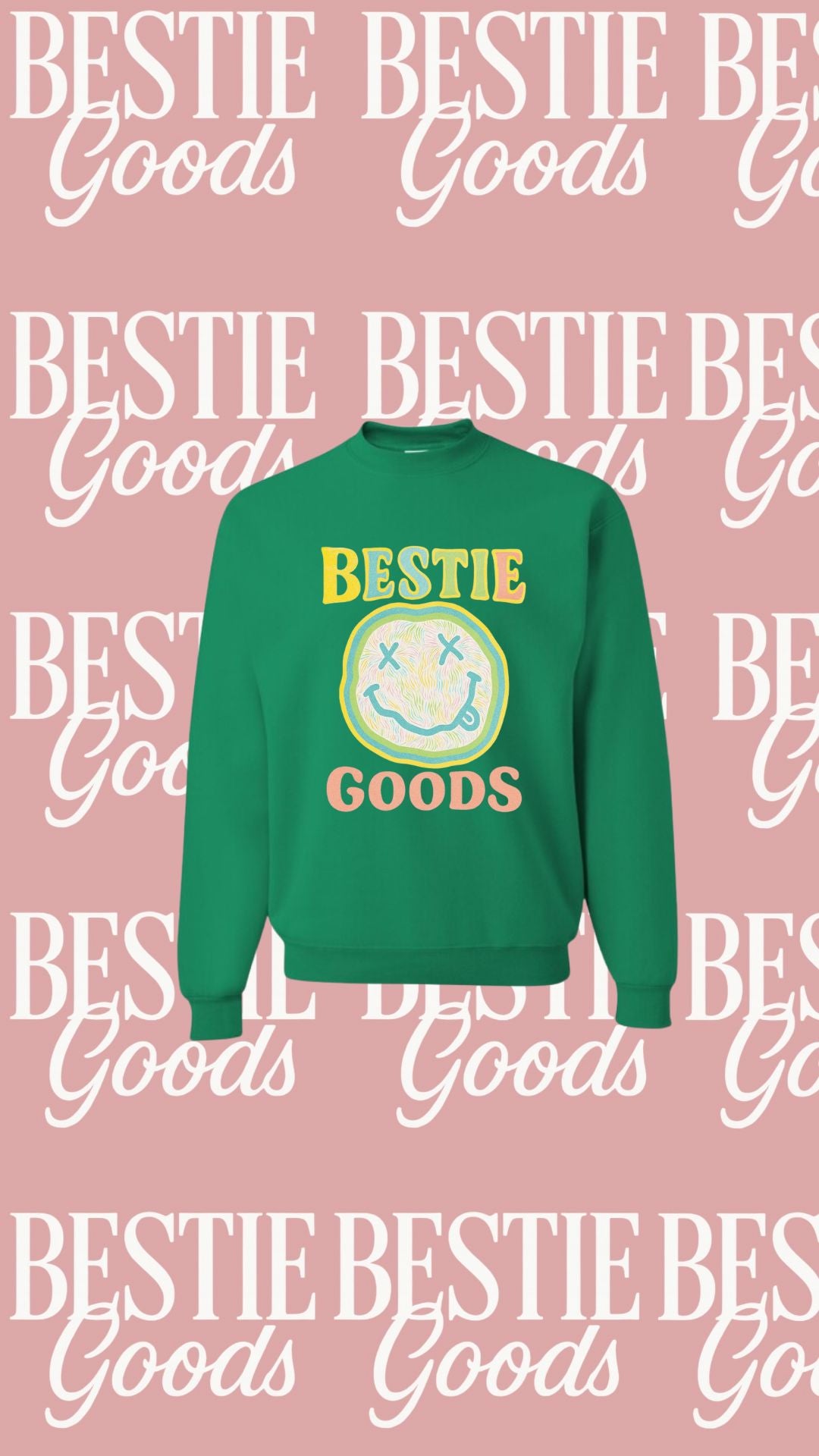 Bestie Goods Smile Crewneck