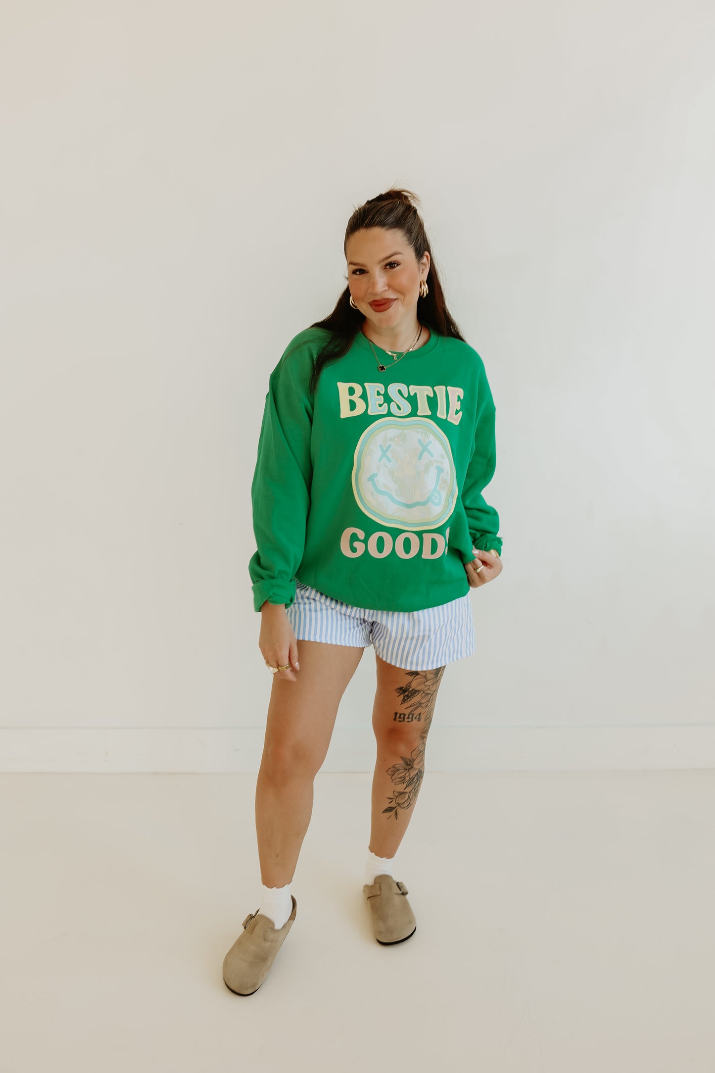 Bestie Goods Smile Crewneck