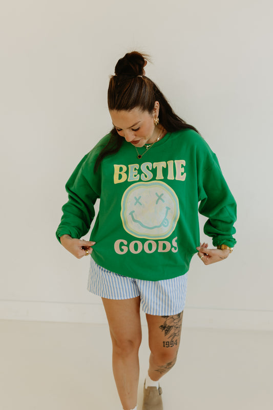 Bestie Goods Smile Crewneck